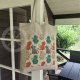 Printed semi-linen shopping bag "Cats"